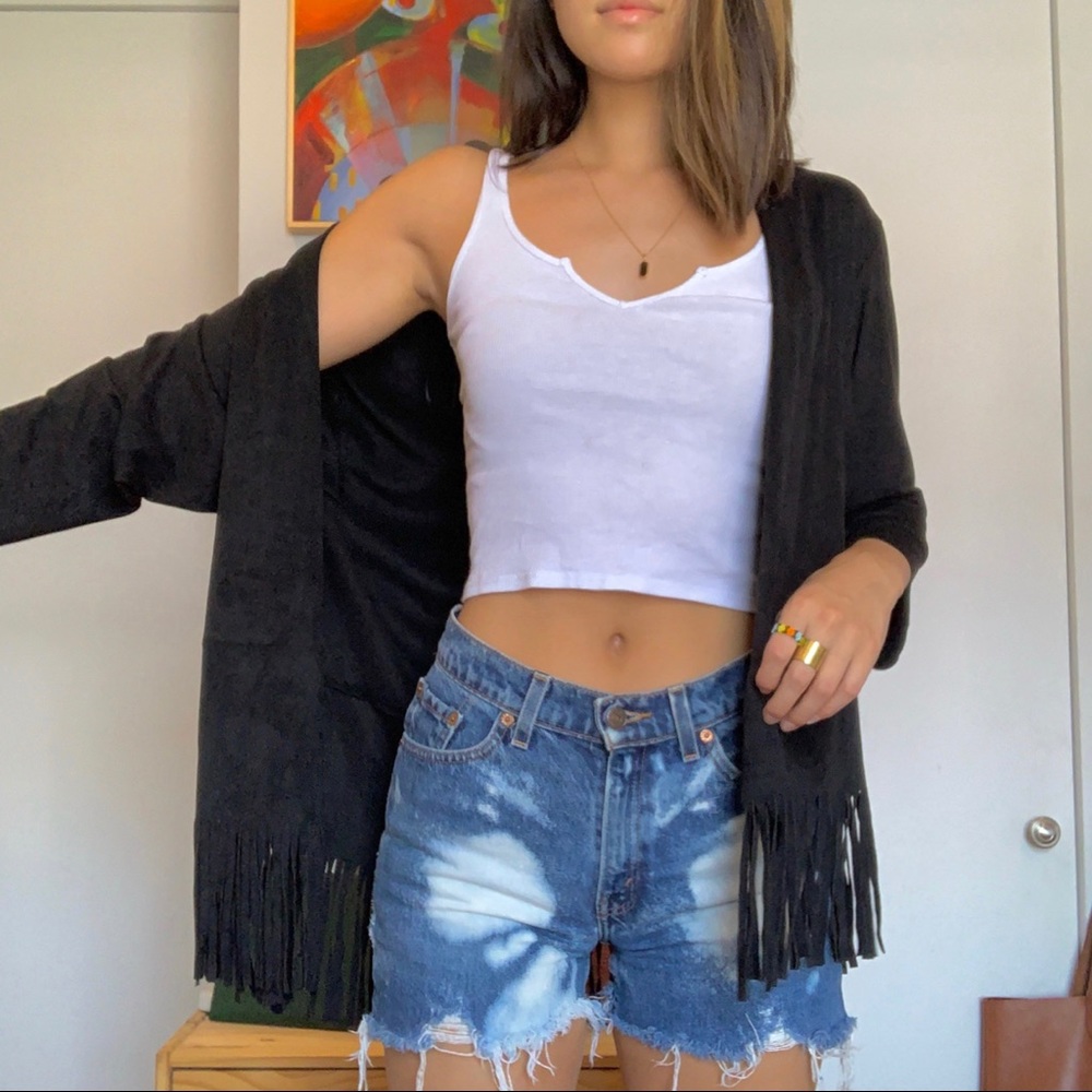 ZARA FRINGE JACKET